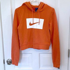 Coral Nike crop sweatshirt, only worn twice!
